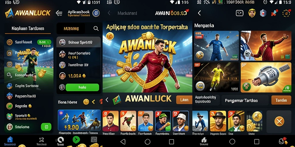 Tampilan menarik dari gameplay AWANLUCK yang menampilkan taruhan olahraga.