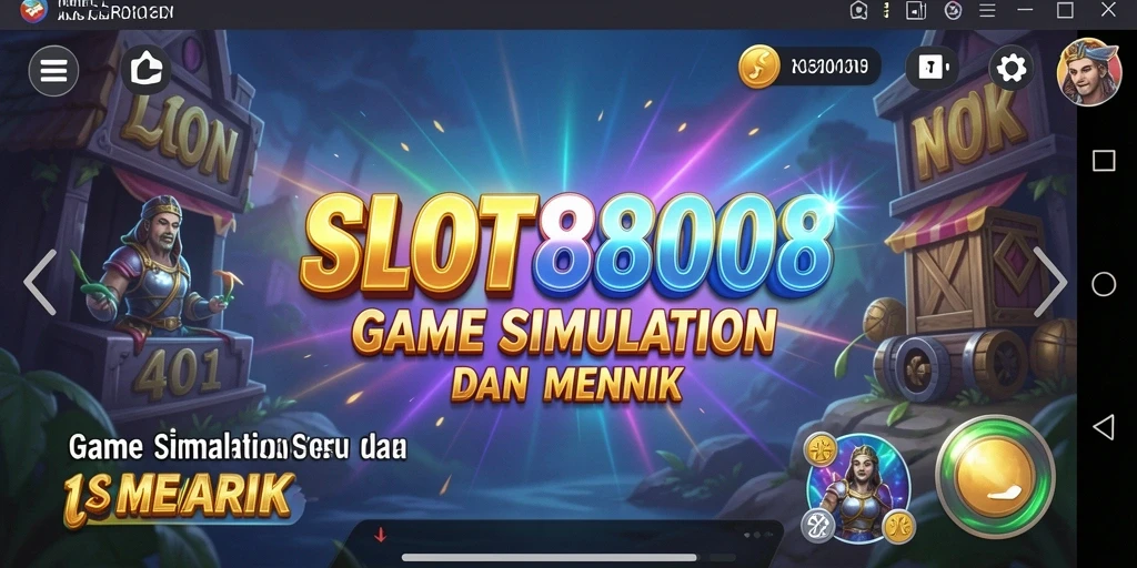 Screenshot utama menampilkan gameplay seru dari SLOT8808 yang interaktif.