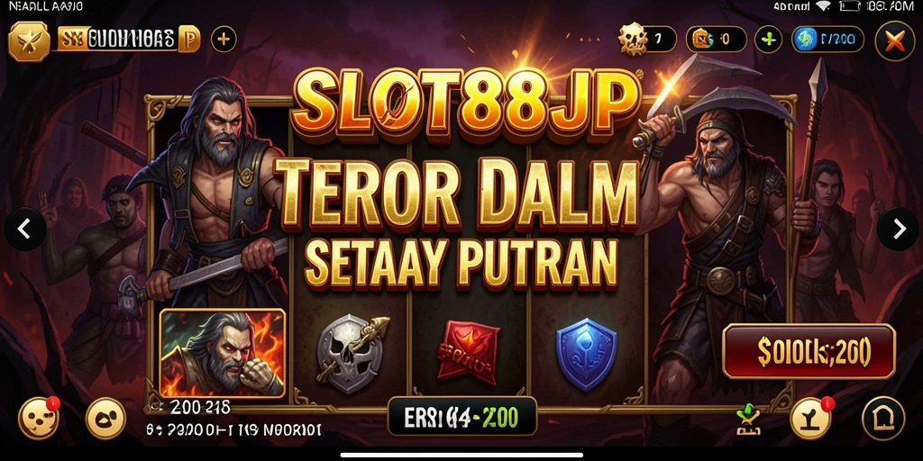 Screenshot gameplay <strong>SLOT88JP</strong> menampilkan momen menyeramkan yang memikat.