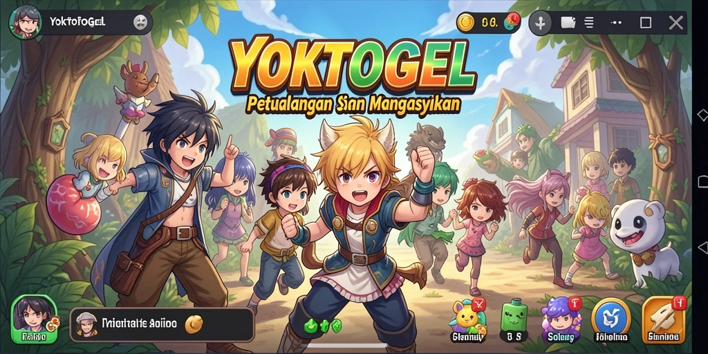 Tangkapan layar YOKTOGEL menampilkan aksi karakter Anime yang epik.