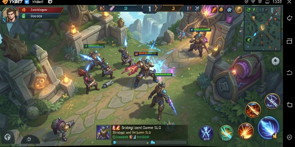 Tangkapan layar utama menunjukkan aksi mendebarkan gameplay SLG.
